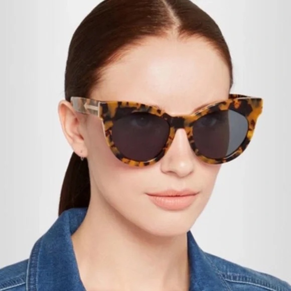 Karen Walker - Tortoise shell cat eye sunglasses